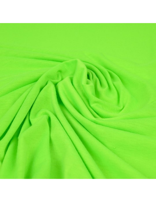 Tissu jersey uni vert