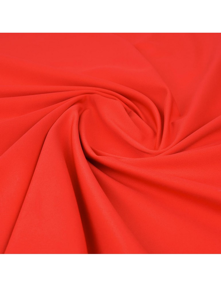 Toile d'habillement rouge vermillon Toile d'habillement rouge vermillon