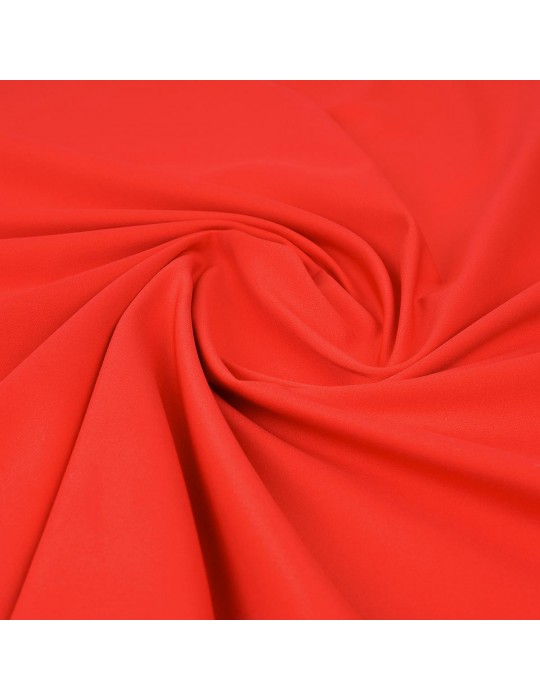 Toile d'habillement rouge vermillon