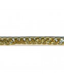 Galon paillettes lurex 12 mm doré Galon paillettes lurex 12 mm doré