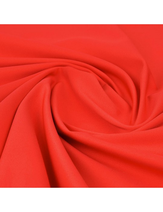 Toile d'habillement rouge vermillon