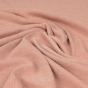 Tissu jersey uni rose poudre