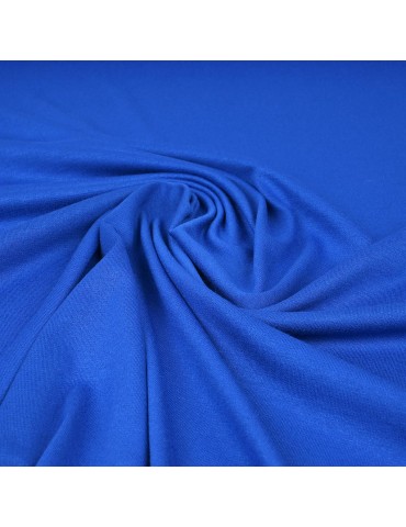 Tissu jersey uni bleu royal