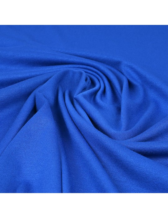 Tissu jersey uni bleu royal