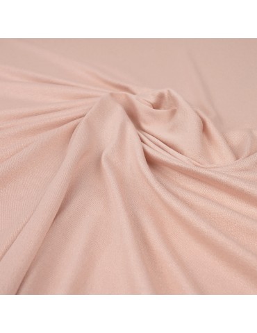 Tissu jersey uni rose poudre