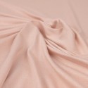 Tissu jersey uni rose poudre