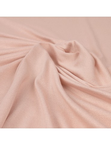 Tissu jersey uni rose poudre