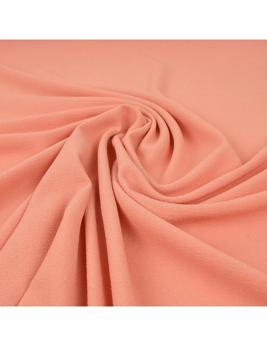 Tissu crêpe uni saumon
