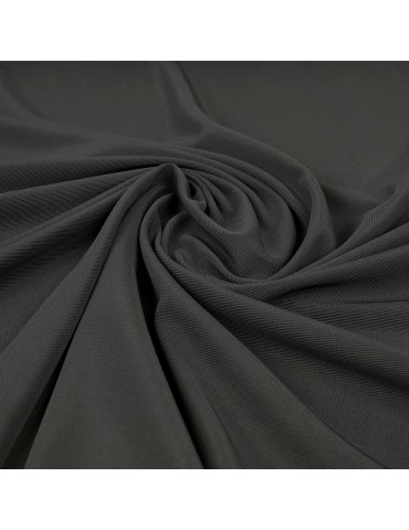 Tissu jersey uni noir