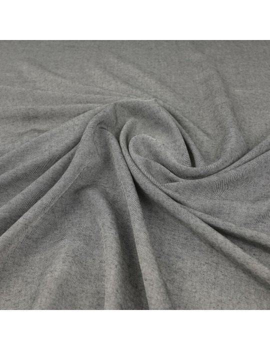 Tissu chambray gris