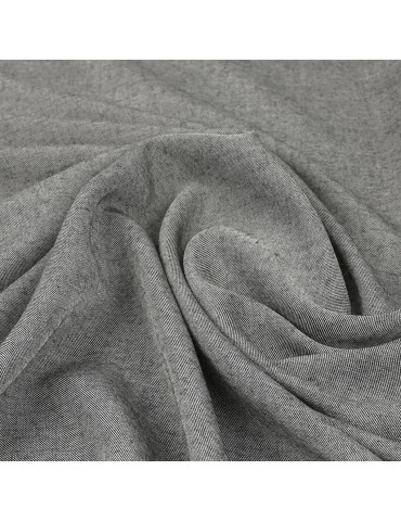 Tissu chambray gris