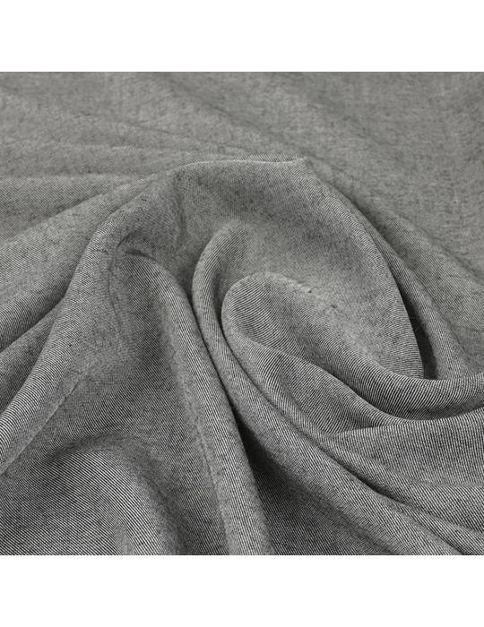 Tissu chambray gris