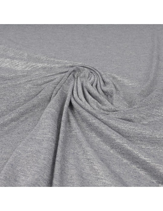 Tissu jersey chiné foil perle