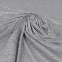 Tissu jersey chiné foil perle