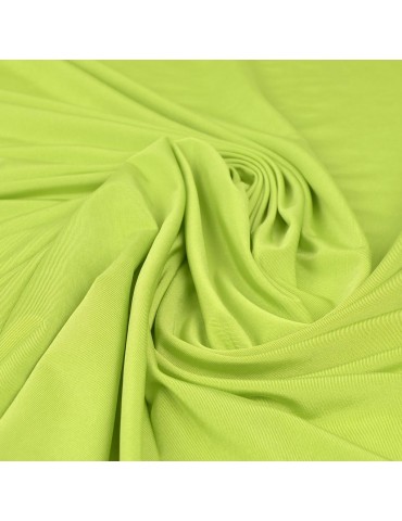 Tissu cycliste uni vert anis