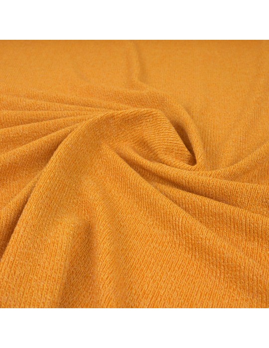 Tissu jersey uni ocre