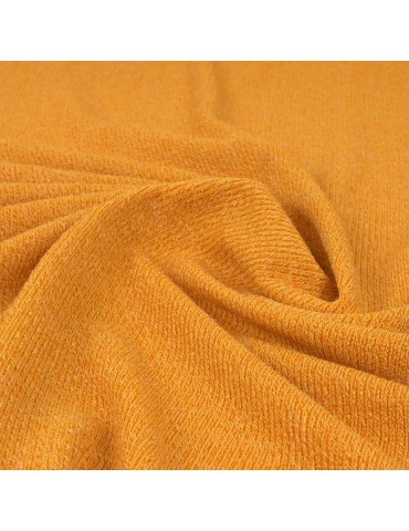 Tissu jersey uni ocre