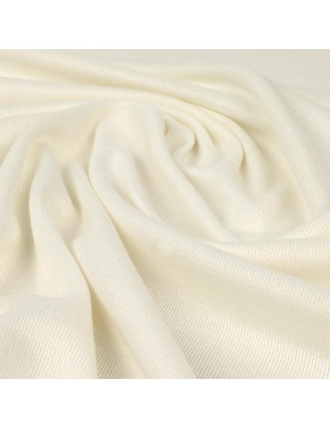 Tissu jersey uni ivoire