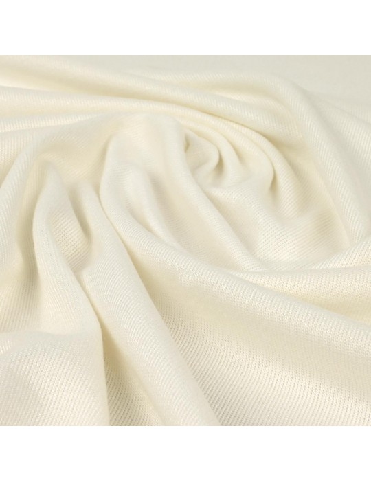 Tissu jersey uni ivoire