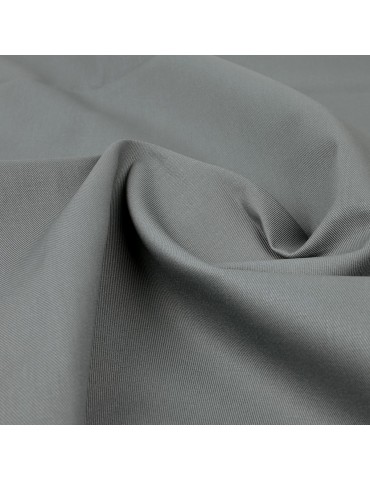 Coupon tissu sergé gris 200 x 150 cm