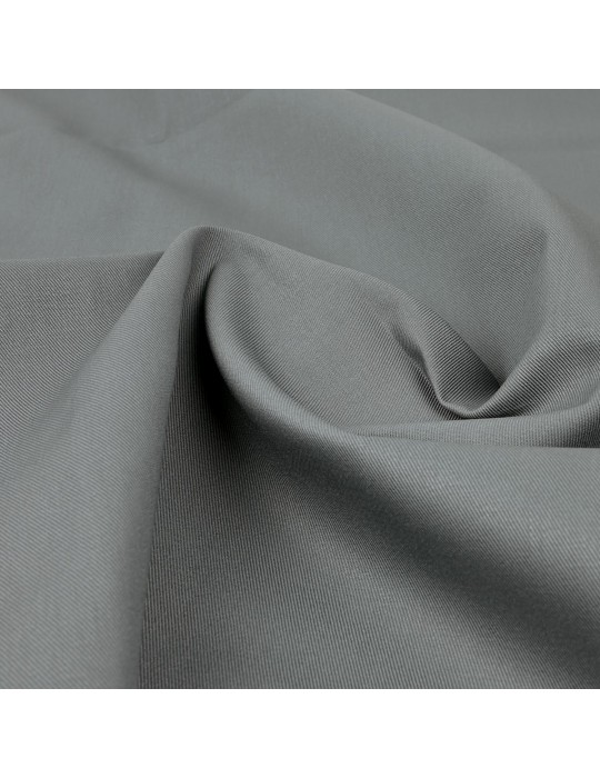 Coupon tissu sergé gris 200 x 150 cm