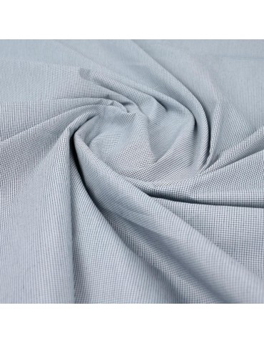 Coupon mini-carreaux bleu/noir 300 x 140 cm