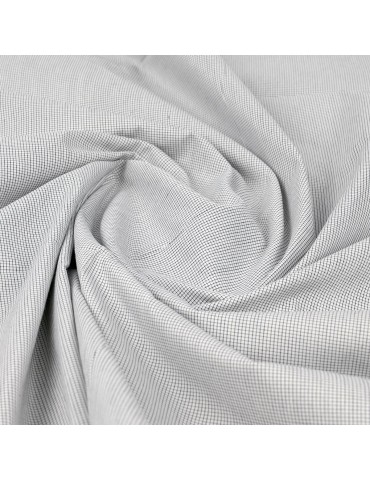 Coupon mini-carreaux blanc/noir 300 x 140 cm