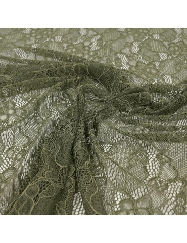 Coupon dentelle kaki 300 x 150 cm