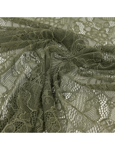 Coupon dentelle kaki 300 x 150 cm