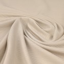Tissu jersey côtelé beige