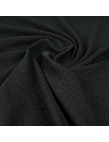 Tissu jersey losange noir