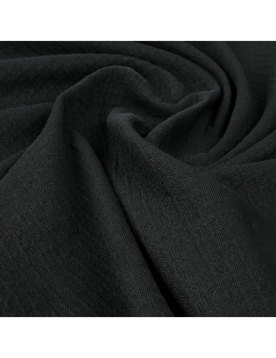 Tissu jersey losange noir