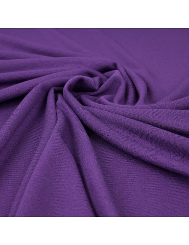 Tissu jersey uni violet
