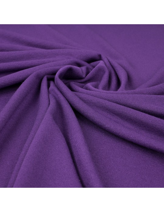 Tissu jersey uni violet