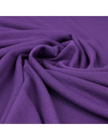 Tissu jersey uni violet