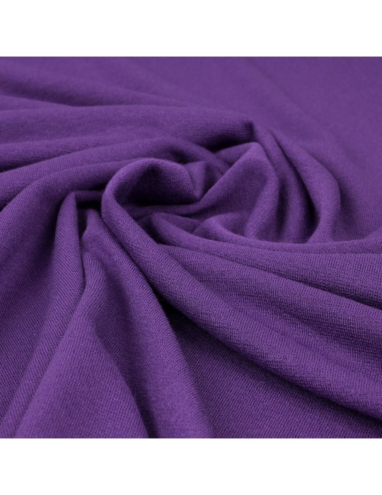 Tissu jersey uni violet