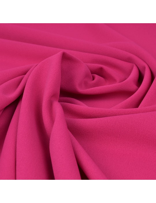 Tissu jersey crêpe fuchsia