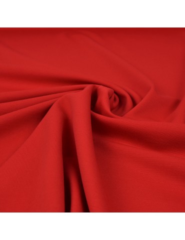 Tissu jersey uni rouge