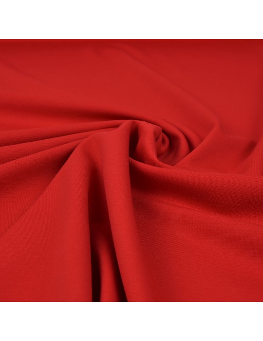 Tissu jersey uni rouge