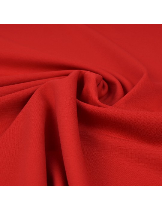 Tissu jersey uni rouge