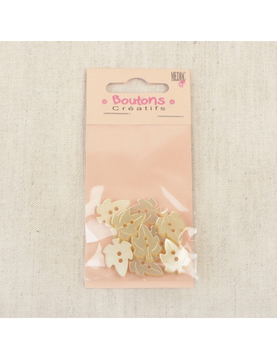 Boutons créatifs feuilles