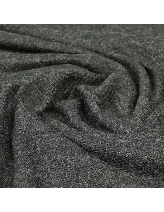Tissu lainage anthracite