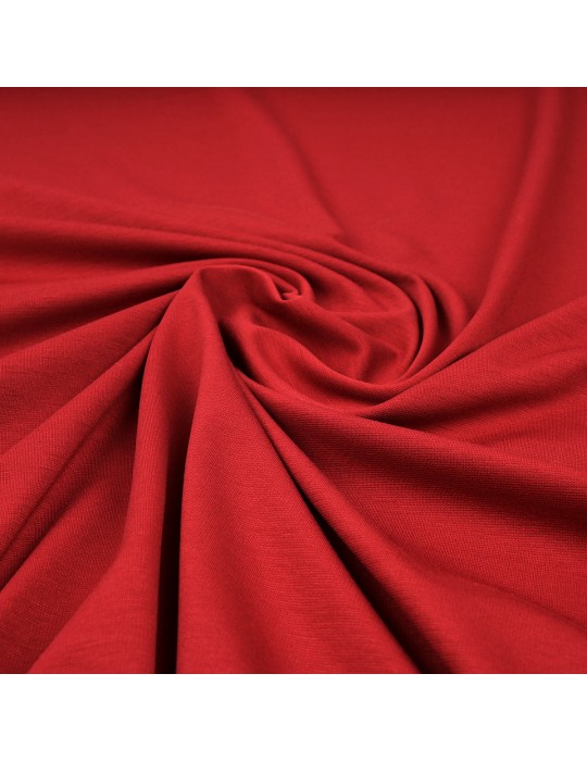 Tissu jersey milano rouge cerise