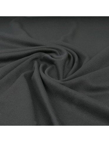 Tissu jersey uni noir