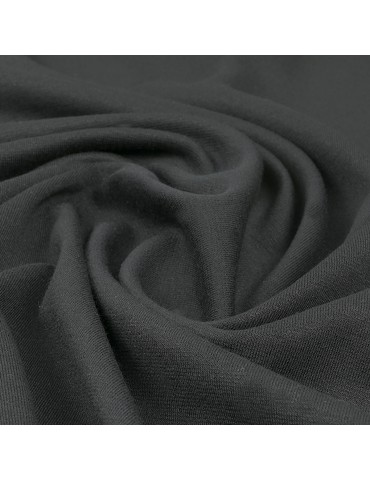 Tissu jersey uni noir