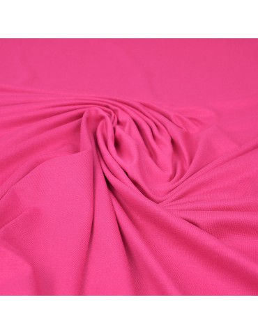Tissu jersey uni fuchsia