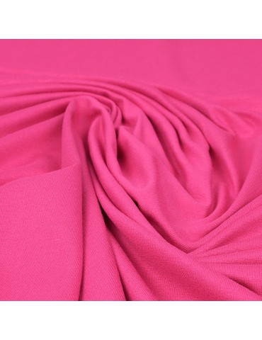 Tissu jersey uni fuchsia