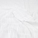 Tissu gaufré brodé blanc Tissu gaufré brodé blanc