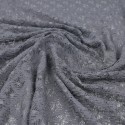 Tissu dentelle gris souris Tissu dentelle gris souris