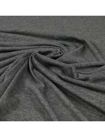 Tissu jersey  gris chiné